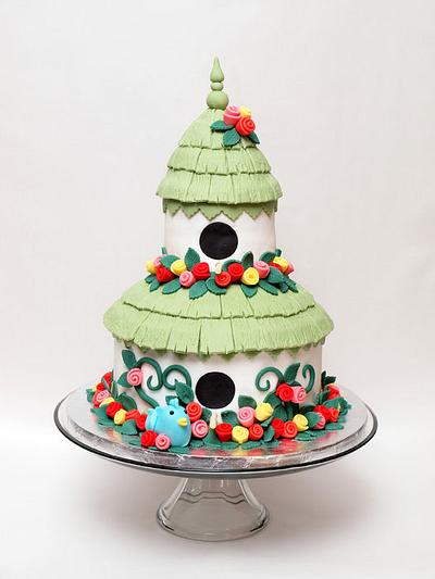 Birdhouse Birthday - Cake by StuckOnTheFarm
