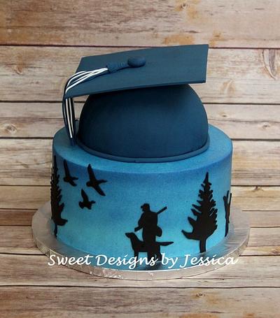 Colby's graduation - Cake by SweetdesignsbyJesica