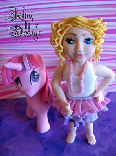 Girl and pony - Cake by Jennifer