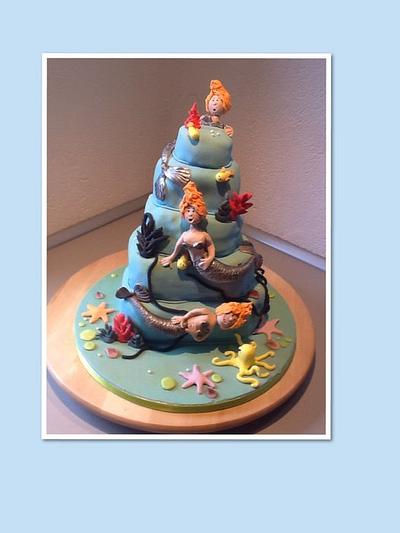 Little mermaid - Cake by Cinta Barrera
