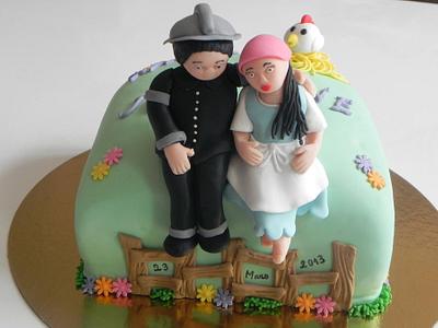 wedding cake - Cake by cendrine