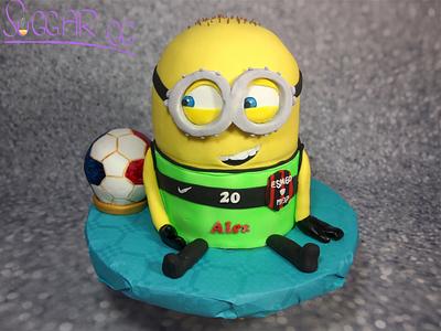 Minion handball Cake - Cake by suGGar GG