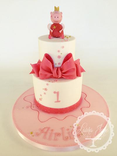 Princess Peppa Pig! - Cake by Laura Davis