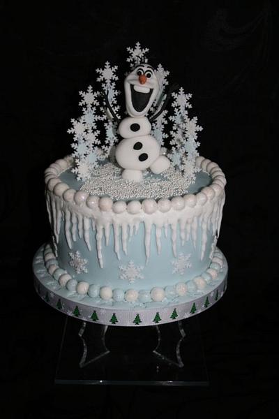 Last Olaf of 2014 - Cake by Judy