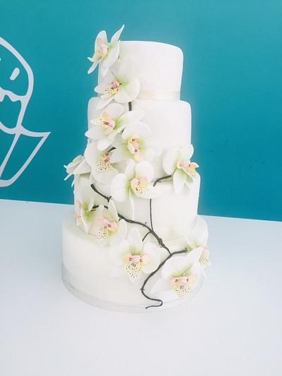 Wedding Cake Orquidea  - Cake by Irene Gutiérrez- Irene Bakery