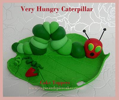 Very Hungry Caterpillar Cake Topper - Cake by Mel_SugarandSpiceCakes