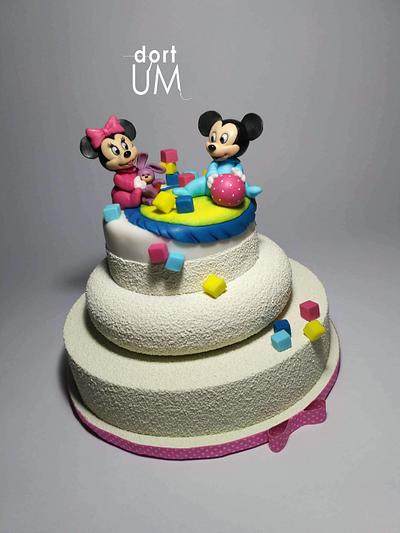 Baby Minie and Mickey - Cake by dortUM