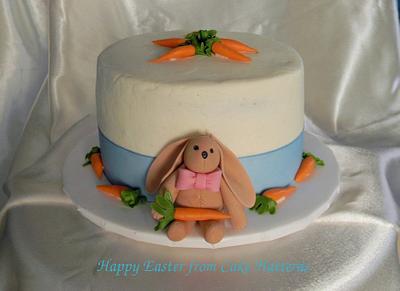 A Happy Easter Bunny - Cake by Donna Tokazowski- Cake Hatteras, Martinsburg WV