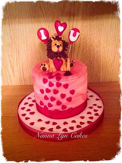 Valentine's - Cake by Nanna Lyn Cakes