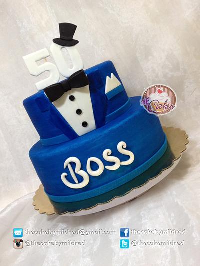 Tuxedo for a boss  - Cake by TheCake by Mildred