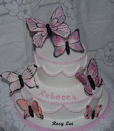 Il battesimo di Rebecca - Cake by Rosy Lai