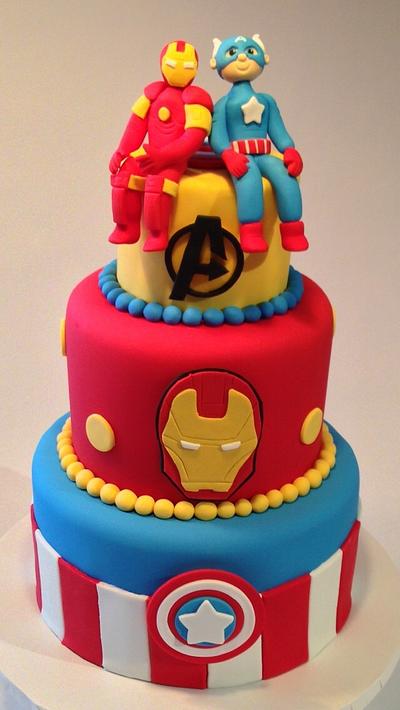 Avengers themed cake - Cake by Diana