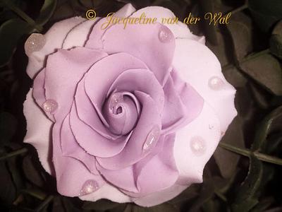 Rose with dew drops ... - Cake by Jacqueline