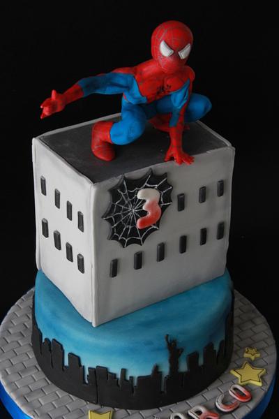 Spiderman Cake - Cake by Sweet Mami's Cake