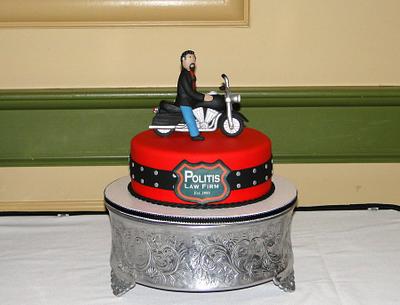Harley Lover's 50th - Cake by Elisa Colon