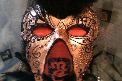 Masquerade mask cake - Cake by Cakemummy