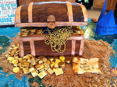 Treasure Chest Cake - Cake by momma24