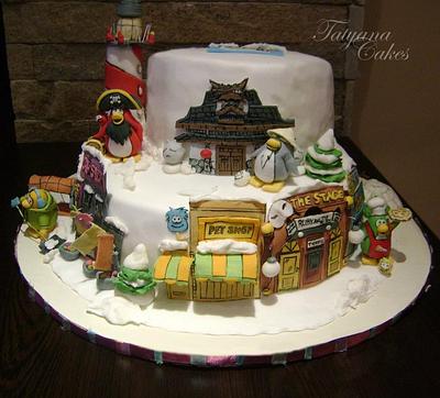 Club Penguin - Cake by Tatyana Cakes