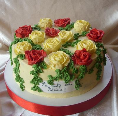 Buttercream roses - Cake by Torturi de poveste