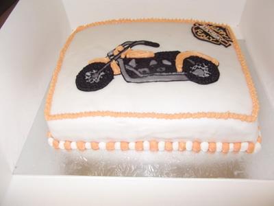 Harley Davidson Cake - Cake by Stacey