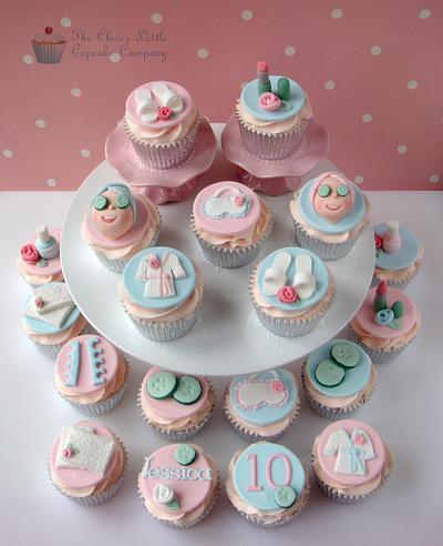 Pastel Spa Cupcakes - Cake by Amanda’s Little Cake Boutique