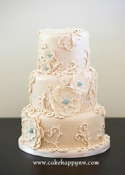"White Wedding" - Cake by Jon O'Keeffe
