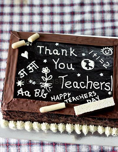 Thank you, Teachers - Cake by Ruchira