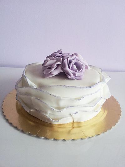 White ruffle - Cake by Le torte di Ci