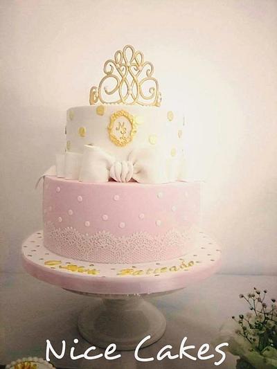 Princess christening cake - Cake by Paula Rebelo