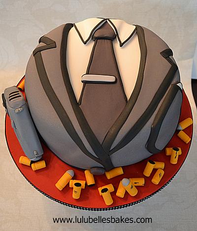 Cartoon Archer cake - Cake by Lulubelle's Bakes