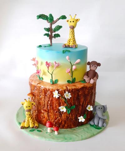 Jungle Cake  - Cake by Neha Jaiswal 