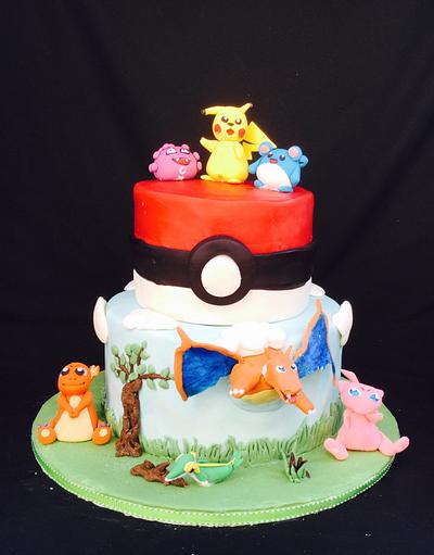 Pokémon birthday cake - Cake by Goreti
