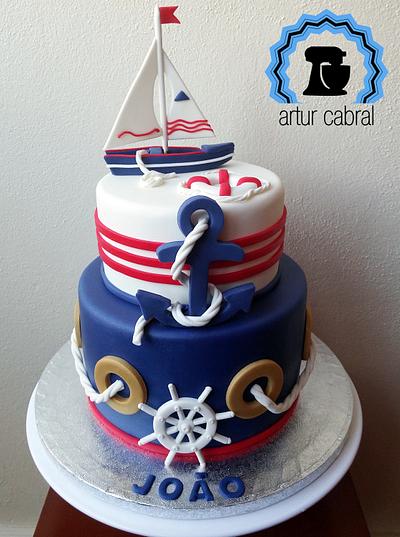 In the Navy! - Cake by Artur Cabral - Home Bakery