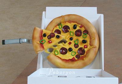 The Pizza Cake - Cake by Peboryon 