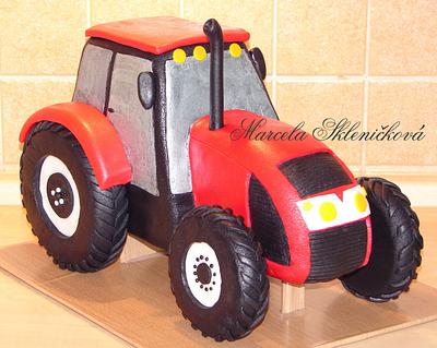 tractor - Cake by MarcelkaS