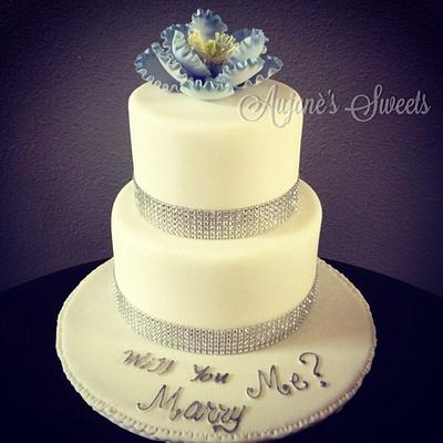 Marry me? - Cake by Aujané's Cake Supplies
