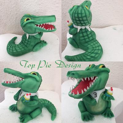 Crocodile - Cake by Top Pie Design