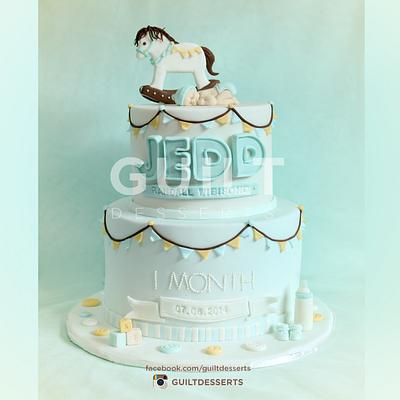 Rocking Horse Baby - Cake by Guilt Desserts
