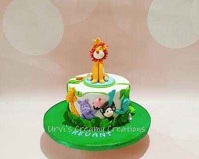 1st birthday cake - Cake by Urvi Zaveri 