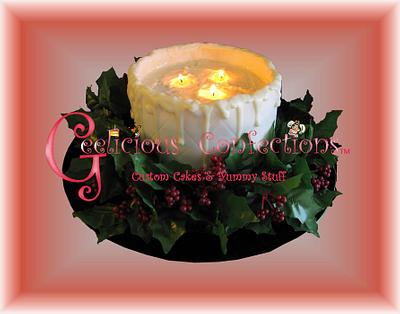 Candle Cake - Cake by Geelicious Confections