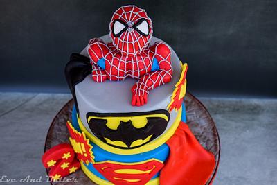 spiderman - Cake by eve and butter