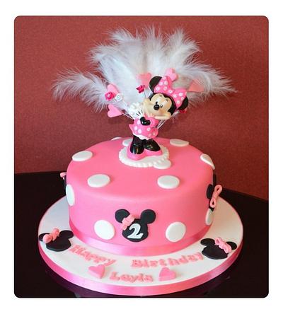 Minnie Mouse with keepsake topper! - Cake by Cakes by Landa