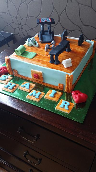 Gymn cake - Cake by CAKE RAGA