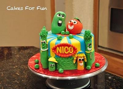 Veggie Tales Cake - Cake by Cakes For Fun
