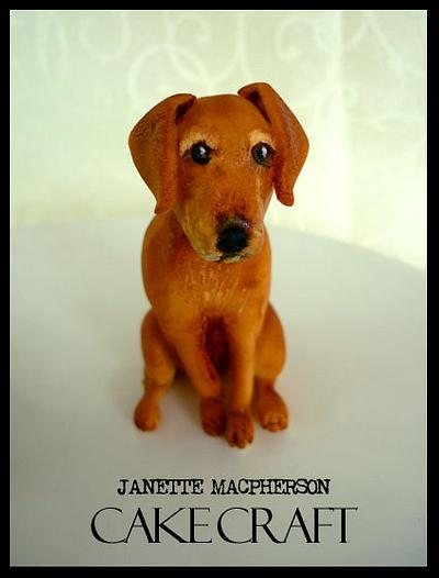 dog cake toppers - Cake by Janette MacPherson Cake Craft