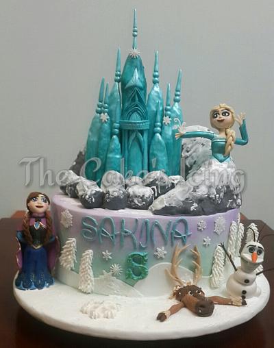 Frozen all the way...... - Cake by The Cakes Icing