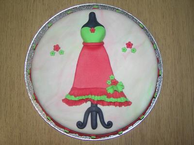 Summer Dress Cake - Cake by Barbora Cakes