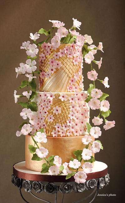 MORNING GLORY WEDDING CAKE - Cake by Jessica MV