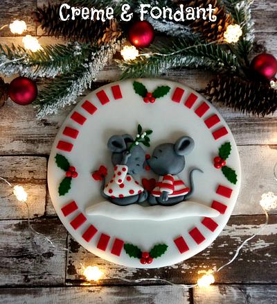 Christmas love - Cake by Creme & Fondant