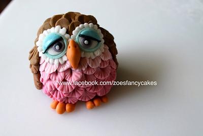 Owl tutorial  - Cake by Zoe's Fancy Cakes